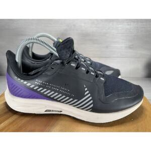 Nike Air Zoom Pegasus 36 SHIELD Black/Silver AQ8006-002 Women 7.5